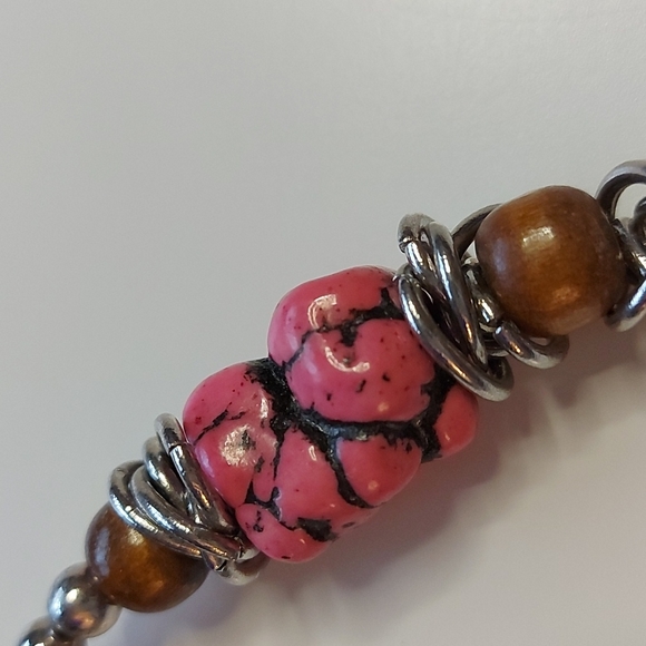 Chunky colorful necklace - Picture 6 of 7